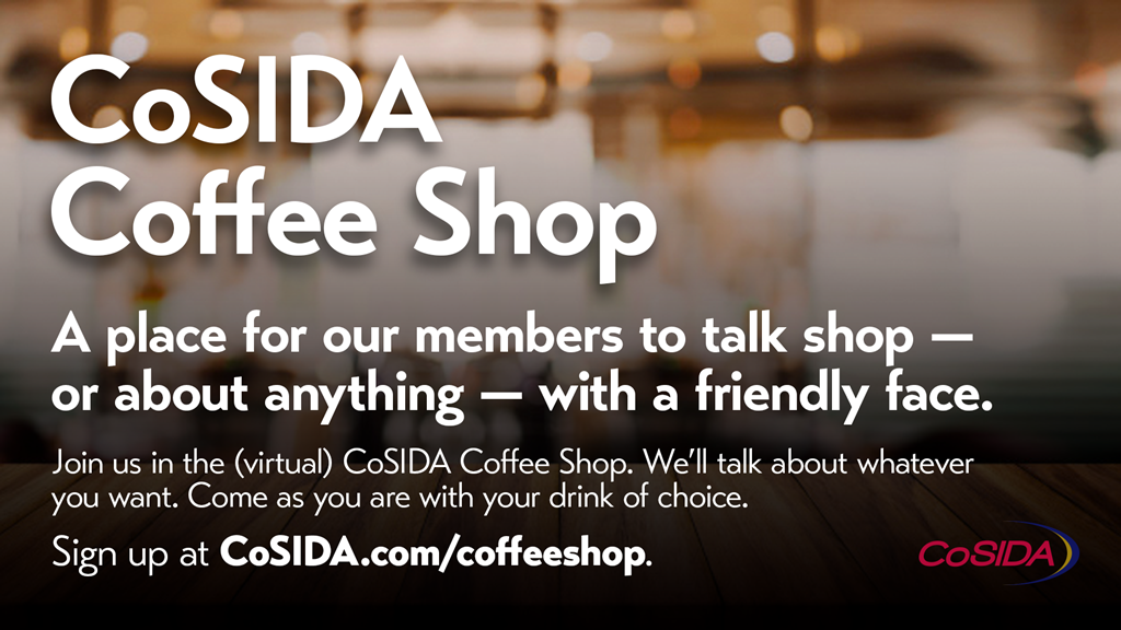 We've Missed You! Return of the CoSIDA Coffee Shop